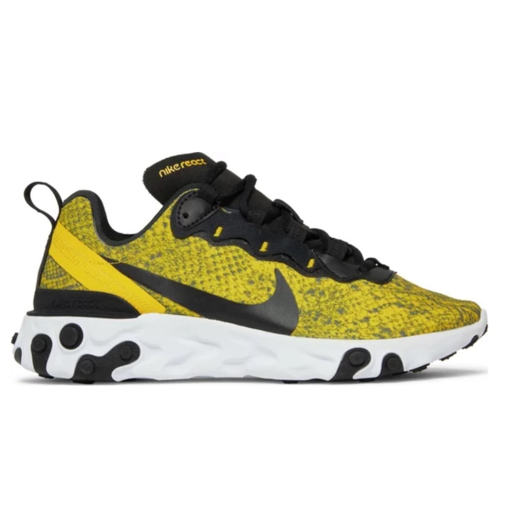 NIKE REACT BLACK YELLOW